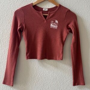 Billabong Crop Long Sleeve Size S